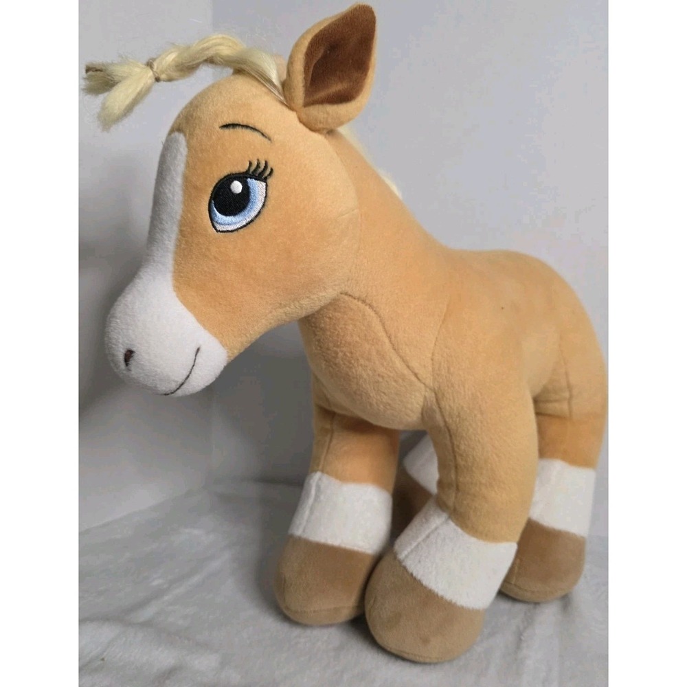 Build A Bear‎ Horses & Hearts Riding Club Plush Doll Palomino With Sound